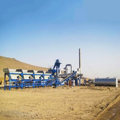 Mobile Type Asphalt Mixing Plant, Bitumen Tank Mixing Batch Plant